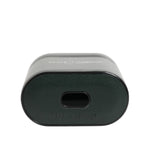 Dolce & Gabbana Army Green Calfskin Leather Logo Flip Holder Airpods Case with sleek design and 'Made in Italy' engraving.