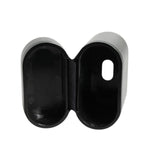 Dolce & Gabbana Army Green Calfskin Leather Logo Flip Holder Airpods Case, premium design with flip top, open view.