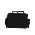 Dolce & Gabbana Black Leather Crossbody Top Handle Bag