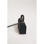 Dolce & Gabbana Black Silicone Devotion Heart Cover Hand Bag Airpod Case with gold detailing and round top handle