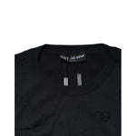 Dolce & Gabbana Black Silk Crew Neck Sweatshirt Sweater