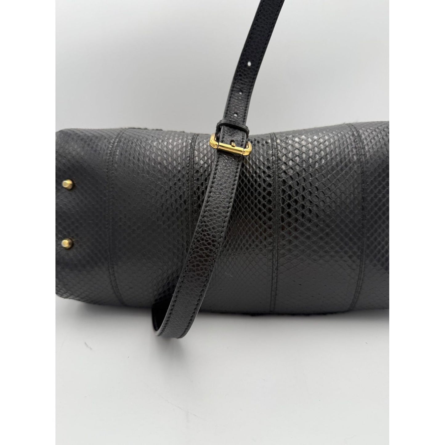 Dolce & Gabbana DOLCE & GABBANA Sicily Python and Macramé Handbag