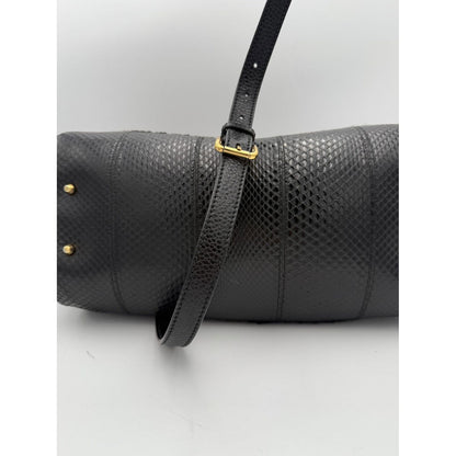 Dolce & Gabbana DOLCE & GABBANA Sicily Python and Macramé Handbag