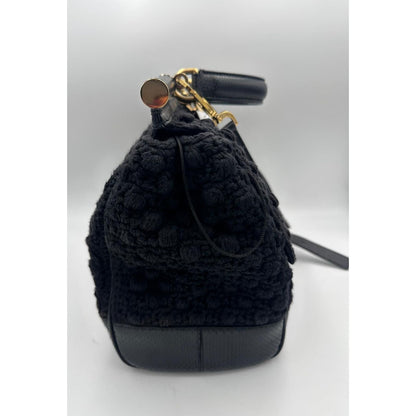 Dolce & Gabbana DOLCE & GABBANA Sicily Python and Macramé Handbag
