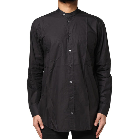 Dolce & Gabbana Dolce & Gabbana Black Cotton Button Down Men Casual Shirt 1728,67345645728,Black,Clothing,Dolce & Gabbana,IT37 | XS,Material: 100% Cotton,Men,Men - Clothing,New with tags,Shirts - Men - Clothing TSH83641-37
