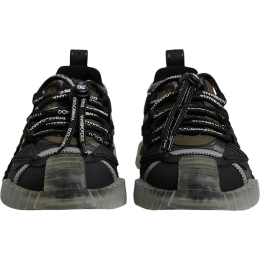 Dolce & Gabbana Dolce & Gabbana Black Green Camo NS1 Low Top Sneakers Shoes MV6728#1-44 1728,67345645728,Black,Dolce & Gabbana,EU44/US11,Material: 50% Polyester 20% Calf Leather 10% Nylon 5% Cotton 5% Elastane 5% Viscose 5% PVC,Men,Preowned / Defect,Sneak