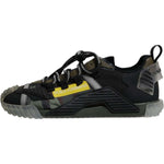 Dolce & Gabbana-Dolce & Gabbana Black Green Camo NS1 Low Top Sneakers Shoes-1728,67345645728,Black,Dolce & Gabbana,EU40.5/US7.5,EU40/US7,Material: 50% Polyester 20% Calf Leather 10% Nylon 5% Cotton 5% Elastane 5% Viscose 5% PVC,Men,Men - Shoes,Preowned /