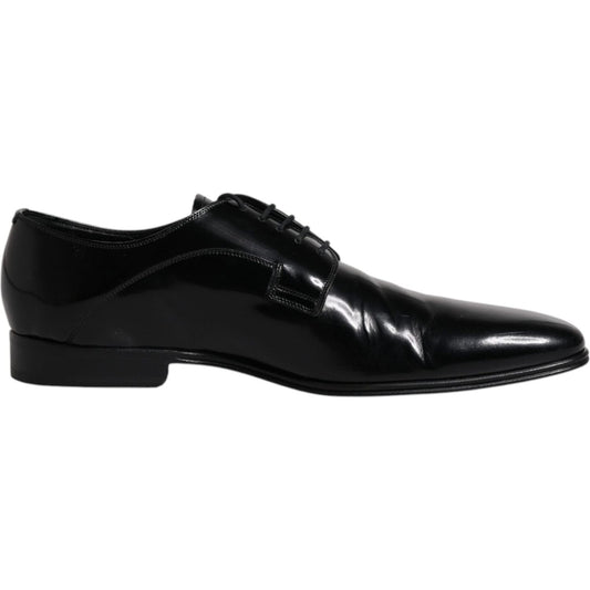 Dolce & Gabbana Dolce & Gabbana Black Leather Lace Up Derby Formal Shoes MV6365-44.5 1728,67345645728,Black,Dolce & Gabbana,EU44.5/US11.5,Formal - Men - Shoes,Material: 100% Calf Leather,Men,Preowned / Defect