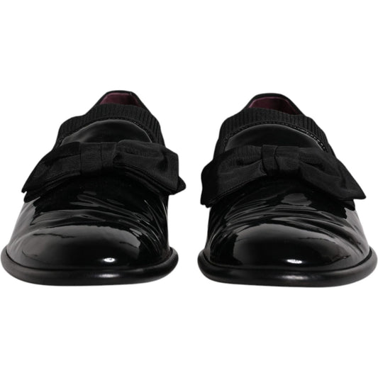 Dolce & Gabbana Dolce & Gabbana Black Leather Loafers Men Formal Dress Shoes MV6368-41 1728,67345645728,Black,Dolce & Gabbana,EU41/US8,Loafers - Men - Shoes,Material: 60% Goat Leather 10% Cotton 10% Nylon 10% Viscose 7% Polyester 3% Elastane,Men,Preowned