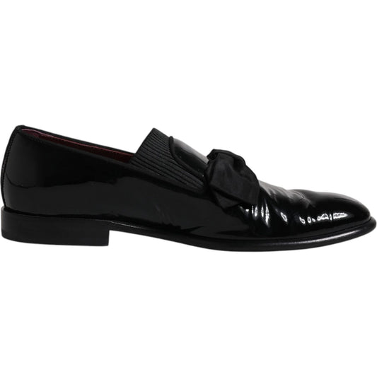 Dolce & Gabbana Dolce & Gabbana Black Leather Loafers Men Formal Dress Shoes MV6368-41 1728,67345645728,Black,Dolce & Gabbana,EU41/US8,Loafers - Men - Shoes,Material: 60% Goat Leather 10% Cotton 10% Nylon 10% Viscose 7% Polyester 3% Elastane,Men,Preowned