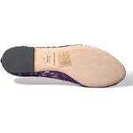 Dolce & Gabbana Dolce & Gabbana Elegant Floral Lace Vally Flat Shoes LA10303-37 1728,67345645728,Dolce & Gabbana,EU37/US6.5,Flat Shoes - Women - Shoes,Material: 56% Viscose 39% Cotton 5% Nylon,New with tags,Purple,Women