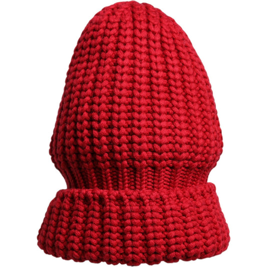 Dolce & Gabbana Dolce & Gabbana Red Solid Wool Knitted Winter Beanie Hat HAT9796 1728,67345645728,Accessories,Dolce & Gabbana,Hats & Caps - Men - Accessories,Material: 100% Virgin Wool,Men,Men - Accessories,Preowned / Defect,Red