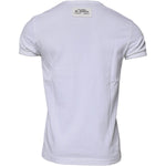 Dolce & Gabbana White Stripes Crew Neck Short Sleeves T-shirt TSH87496-48