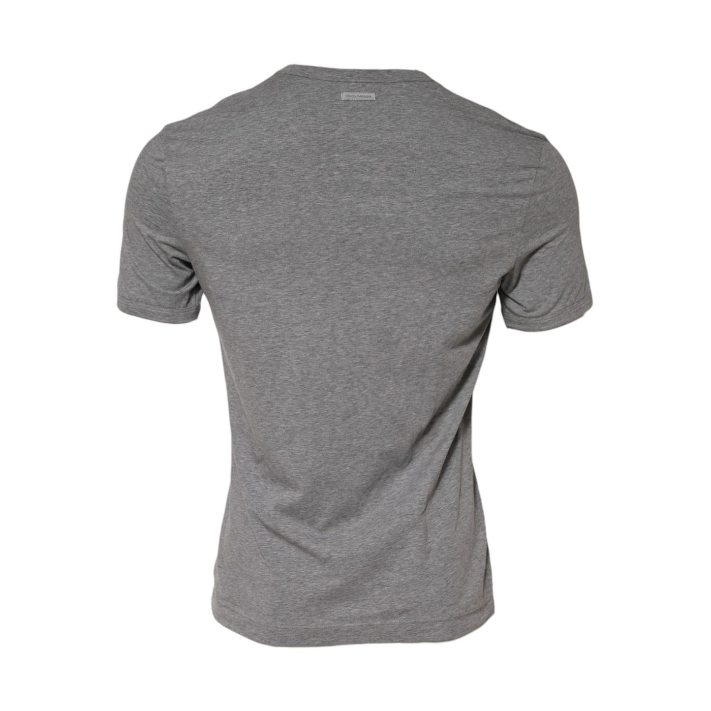 Dolce & Gabbana Gray Crew Neck Short Sleeves Underwear T-shirt