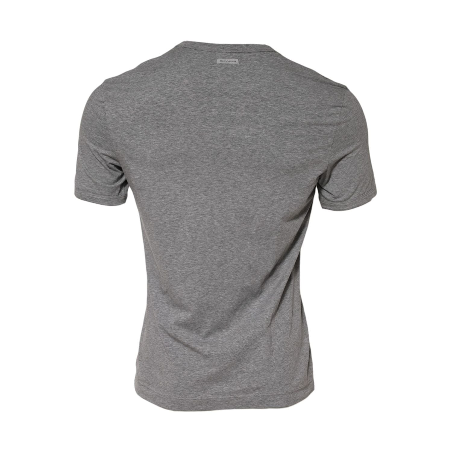 Dolce & Gabbana Gray Crew Neck Short Sleeves Underwear T-shirt