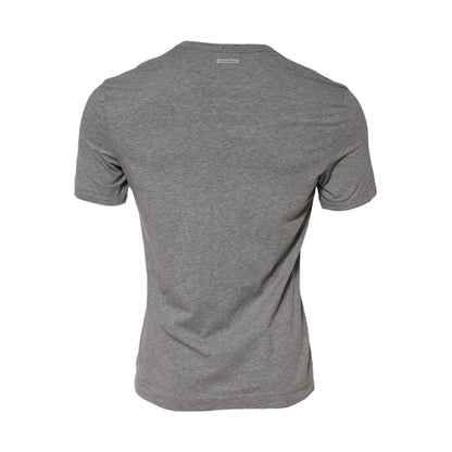 Dolce & Gabbana Gray Crew Neck Short Sleeves Underwear T-shirt