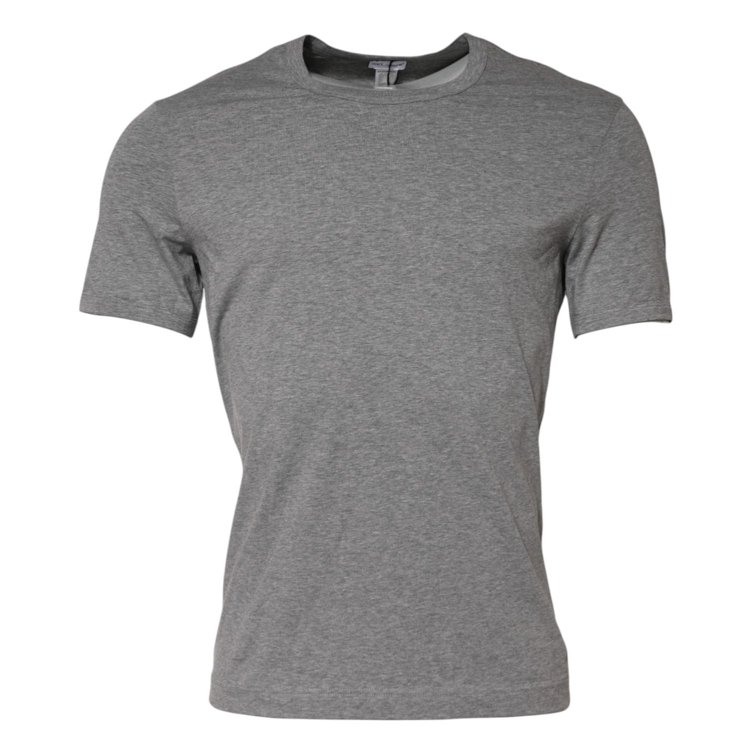 Dolce & Gabbana Gray Crew Neck Short Sleeves Underwear T-shirt