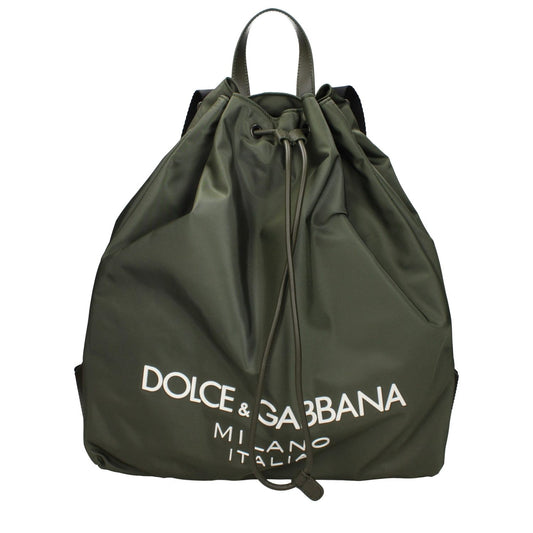Dolce & Gabbana Green Nylon Backpack 1728,75667636384,Backpacks - Bags,Bags,Dolce & Gabbana,Green,Men,New with tags