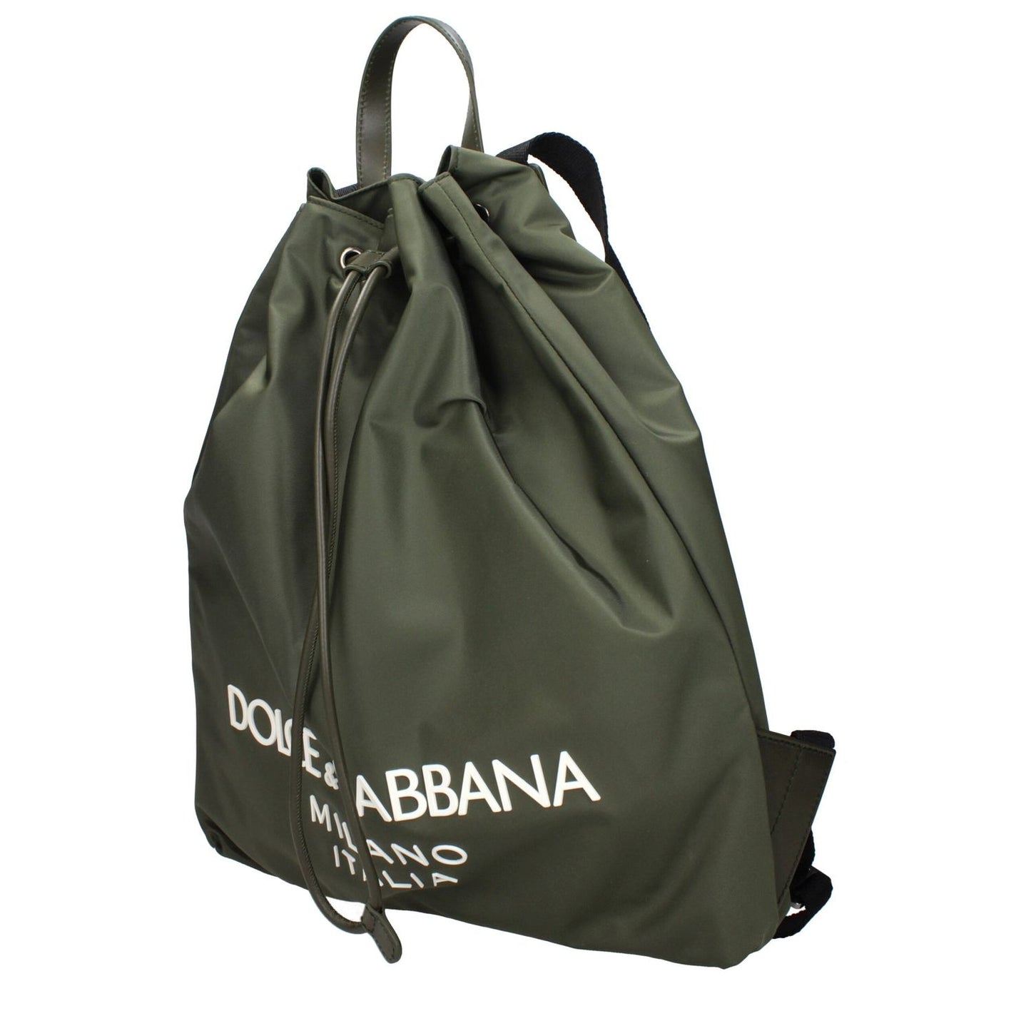 Dolce & Gabbana Green Nylon Backpack 1728,75667636384,Backpacks - Bags,Bags,Dolce & Gabbana,Green,Men,New with tags