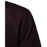 Dolce & Gabbana Maroon Cotton Collared GOLD Formal Dress Shirt sleeve detail