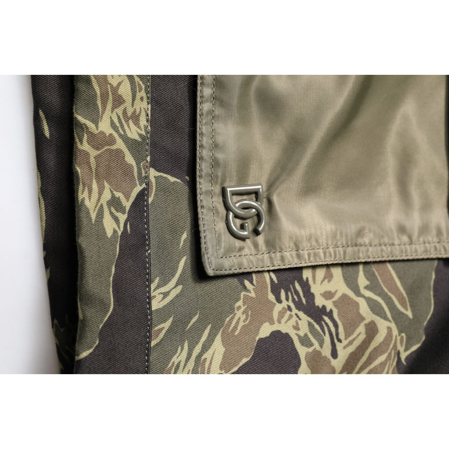 Dolce & Gabbana Multicolor Camouflage Cotton Bomber Jacket