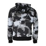 Dolce & Gabbana Multicolor Camouflage Men Hooded Sweater with logo details on back, made in Italy, 95% cotton, perfect for comfort and style.