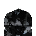 Dolce & Gabbana Multicolor Camouflage Men Hooded Sweater with logo details, made of cotton and nylon, stylish and comfortable design.