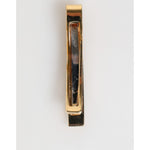 Dolce & Gabbana Multicolor Gold Tone Brass Men's Accessory Tie Clip Bar with polished finish, enhancing formalwear appeal.