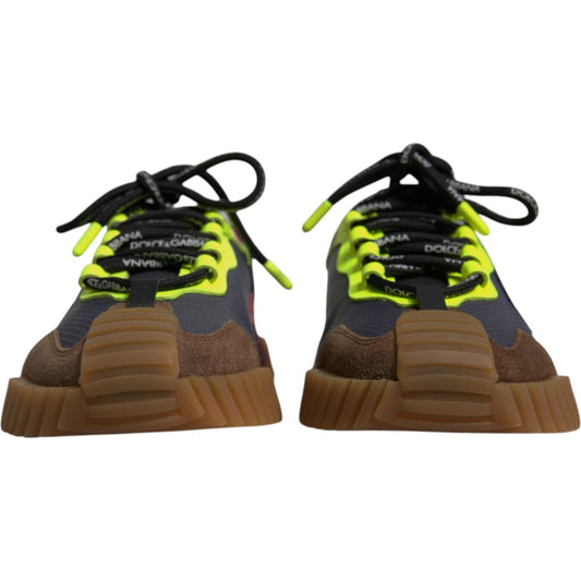 Dolce & Gabbana Multicolor Nylon Low Top NS1 Sneakers Shoes