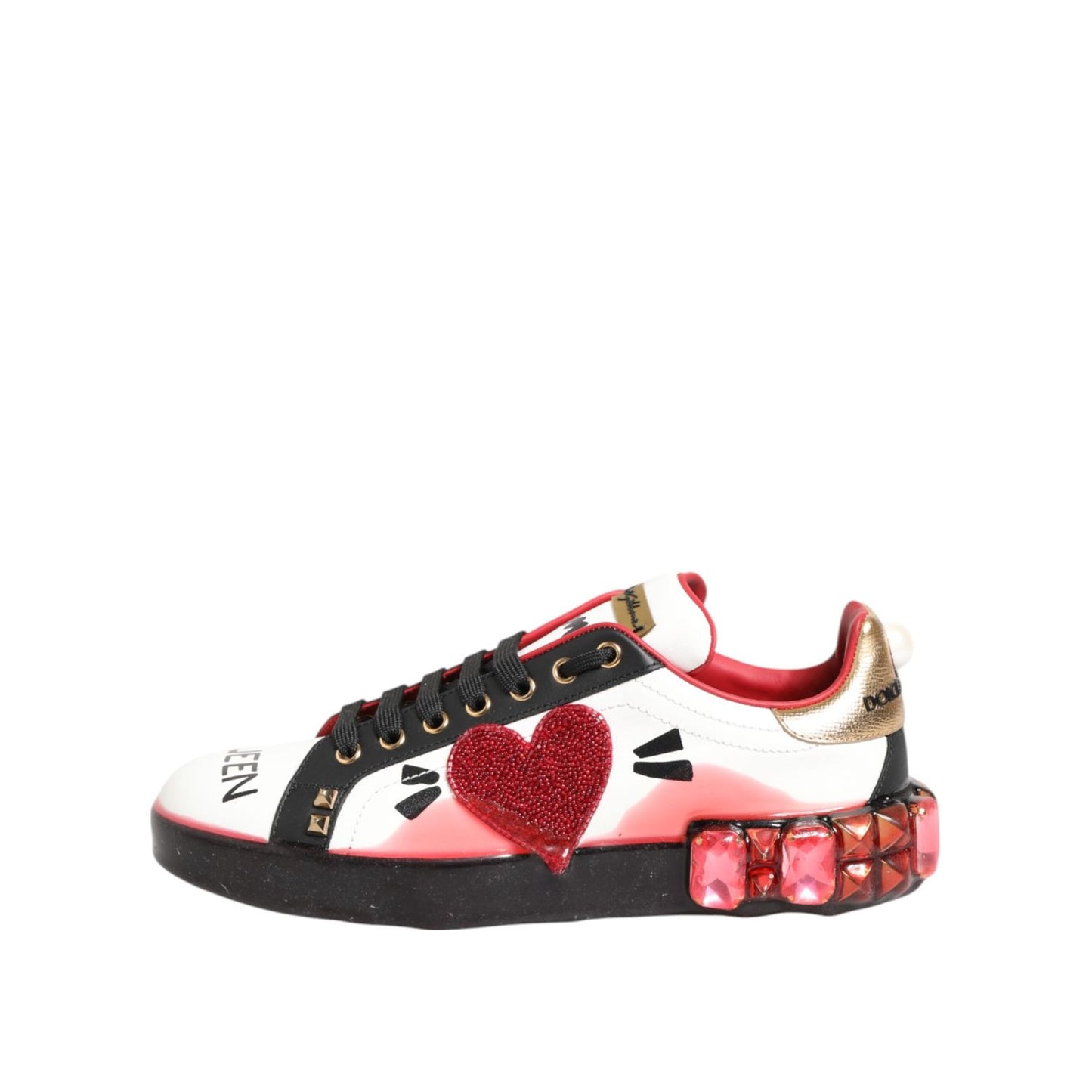 Dolce & Gabbana Multicolor Portofino Low Top Sneakers Shoes