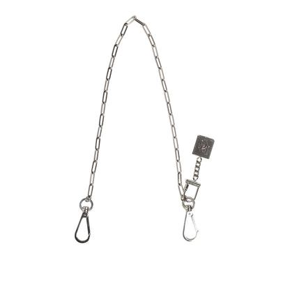Dolce & Gabbana Silver Tone Metal Chain DG Charm Belt Keychain
