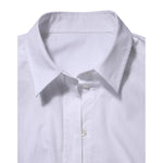 Dolce & Gabbana White Cotton Collared Buttoned Dress Shirt Top with a crisp design, perfect for formal and professional wear.