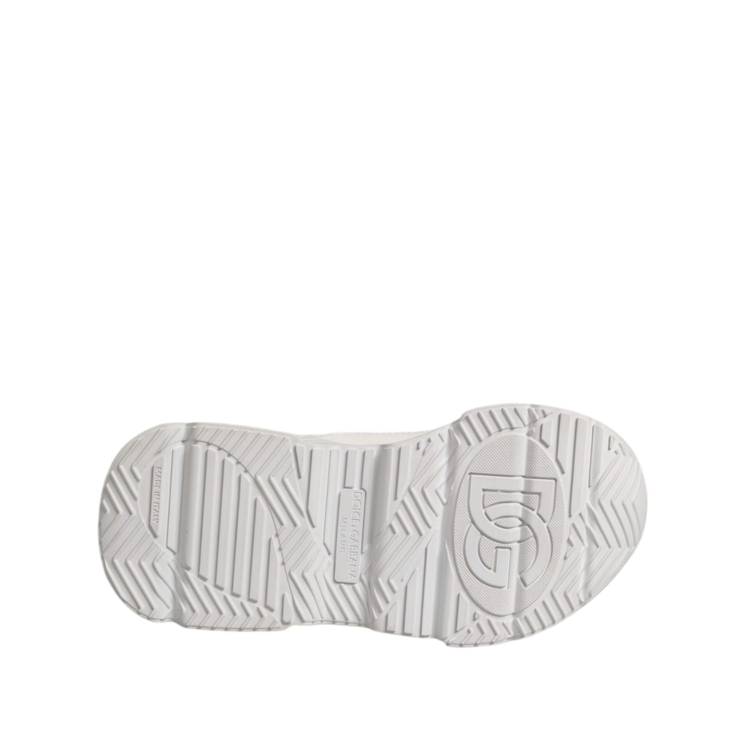 Dolce & Gabbana White Daymaster Low Top Sneaker Shoes