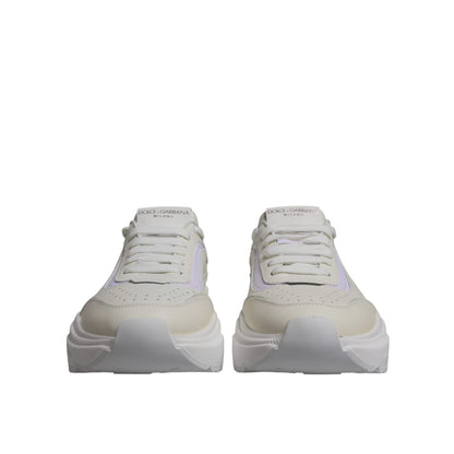Dolce & Gabbana White Daymaster Low Top Sneakers Shoes Dolce & Gabbana