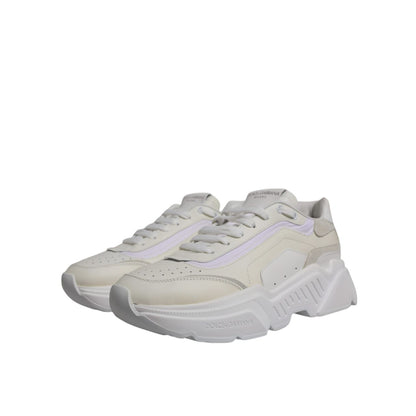 Dolce & Gabbana White Daymaster Low Top Sneakers Shoes Dolce & Gabbana