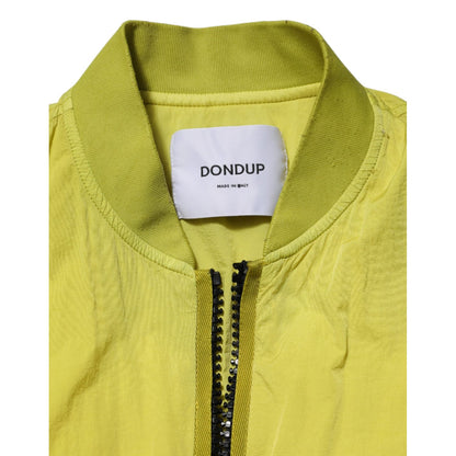 Dolce & Gabbana Yellow Polyamide Zipper Bomber Women’s Jacket