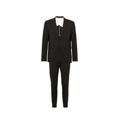 Dsquared² Black Elastane Two-Piece Suit1728,48 | M,75611013280,Black,Clothing,Dsquared²,Men,New with tags,Suits & Blazers - Clothing,Two-Piece Suits - Suits & Blazers - Clothing