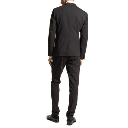 Dsquared² Black Elastane Two-Piece Suit1728,48 | M,75611013280,Black,Clothing,Dsquared²,Men,New with tags,Suits & Blazers - Clothing,Two-Piece Suits - Suits & Blazers - Clothing