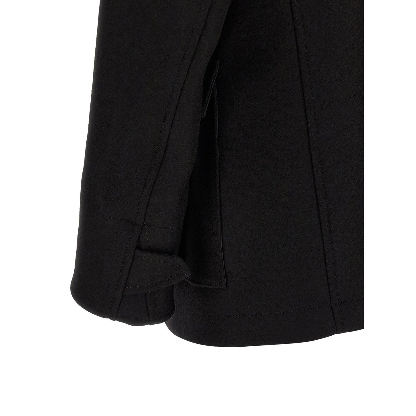 Dsquared² Black Wool Coat