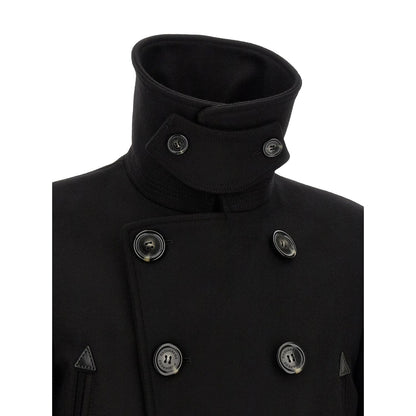 Dsquared² Black Wool Coat