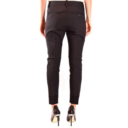 Dsquared² Black Wool Dress Pants 1728,40,42,75611013280,Black,Clothing,Dress Pants - Pants - Clothing,Dsquared²,New with tags,Pants - Clothing,Women