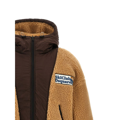 Dsquared² Brown Polyester Bomber