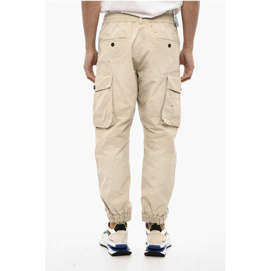 Dsquared² Dsquared² Cotton Cargo Pants with Denim Monogram DS-P684824-IT48 | M 1728,74866327712,Beige,Clothing,Dsquared²,IT48 | M,Jeans & Pants - Men - Clothing,Men,Men - Clothing,New with tags