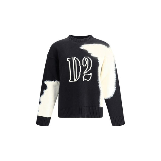 Dsquared² Dsquared² Logoed Sweater DS-S74HA1556D13134961-L 1728,72470364320,Black,Clothing,Dsquared²,L,M,Men,Men - Clothing,New with tags,S,Sweaters - Men - Clothing,XL