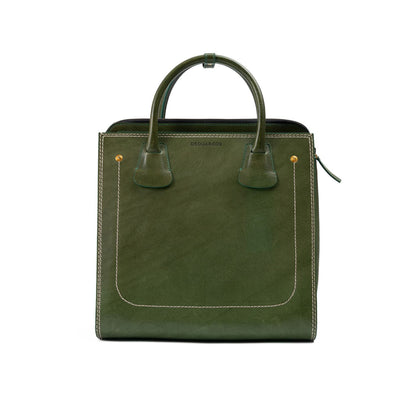 Dsquared² Green Leather Tote Bag Dsquared²