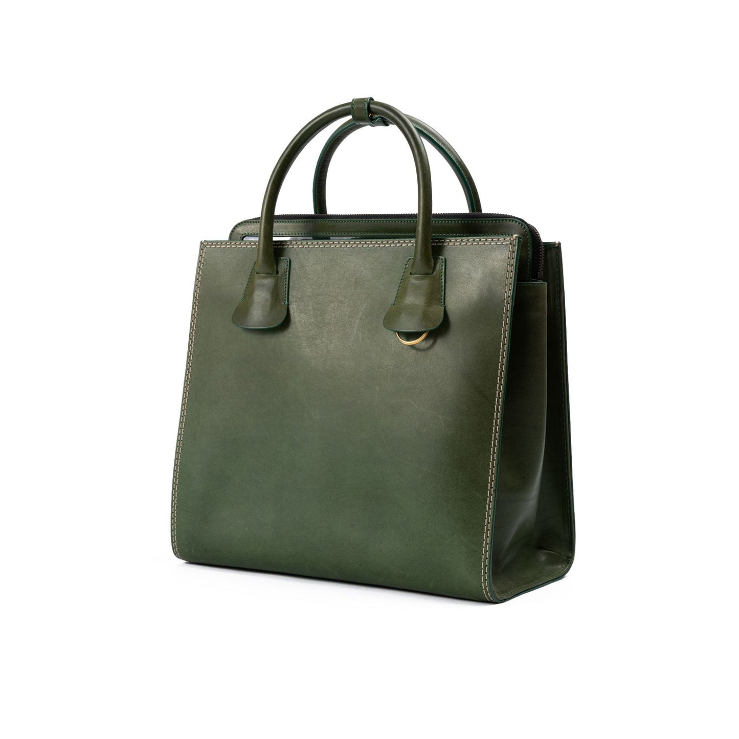 Dsquared² Green Leather Tote Bag Dsquared²