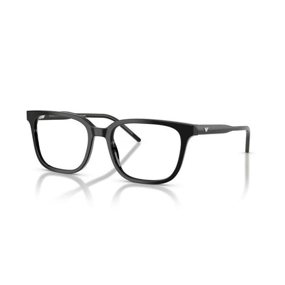 EMPORIO ARMANI MOD. EA 3258 acetate glasses for men, sleek design in black frame showcasing modern style for gents.