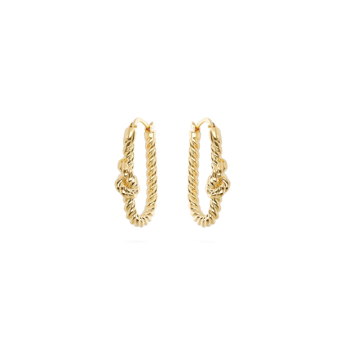 ETRUSCA JEWELS JEWELRY Mod. WSET00731.YG gold hoop earrings