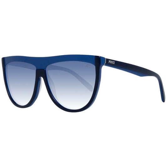 Emilio Pucci Emilio Pucci Blue Plastic Sunglasses EPEP00876092WAC 1728,67434610848,Blue,Emilio Pucci,New with tags,Sunglasses for Women - Sunglasses,Women