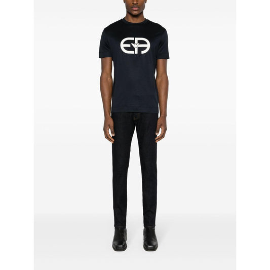 Emporio Armani Emporio Armani logo print crew neck T-shirt LDin,Men,Men > Clothing,Men > Clothing > Topwear,Spring - Summer 2025,Yes Eu 8N1TF61JUVZ0920-P25